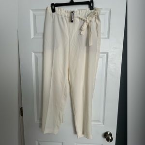 White, ankle high rise pants from Express. Size medium. New with tags!
